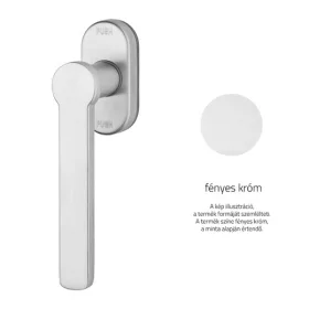   Linea Cali Token Zincral fényes króm ablakfélkilincs Smart Block rendszerrel 469 SK CR