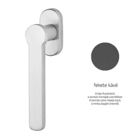   Linea Cali Token Zincral feketekávé ablakfélkilincs 469 DK KA