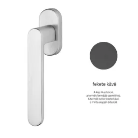   Linea Cali Lola Zincral feketekávé ablakfélkilincs 428 DK KA