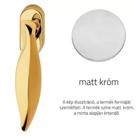 Linea Cali Delfino matt króm ablakfélkilincs 955 DK CS