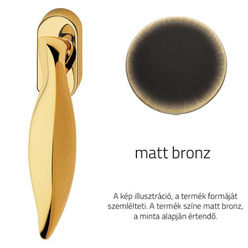 Linea Cali Delfino matt bronz ablakfélkilincs 955 DK BM