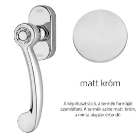   Linea Cali Cosmic matt króm ablakfélkilincs Smart Block rendszerrel 1335 SK CS