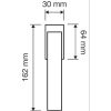 Linea Cali Elios fényes króm ablakfélkilincs 1341 DK CR