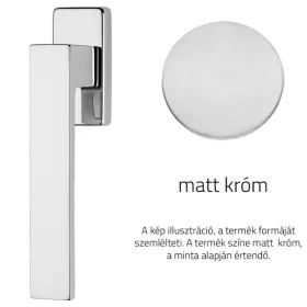   Linea Cali Corner Zincral matt króm ablakfélkilincs 505 DK CS
