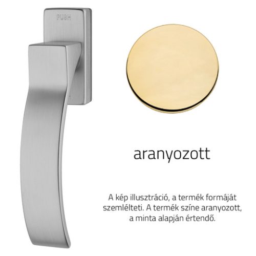 Linea Cali Elios aranyozott ablakfélkilincs Smart Block rendszerrel 1341 SK OZ