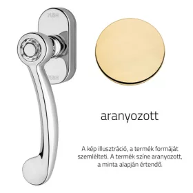   Linea Cali Cosmic aranyozott ablakfélkilincs Smart Block rendszerrel 1335 SK OZ
