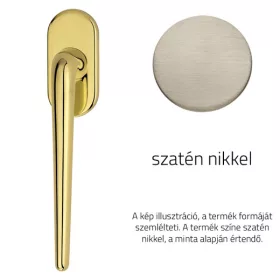 Linea Cali Brixia szatén nikkel ablakfélkilincs 760 DK NS