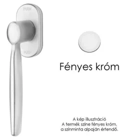   Linea Cali Spring Zincral fényes króm ablakfélkilincs 480 DK CR