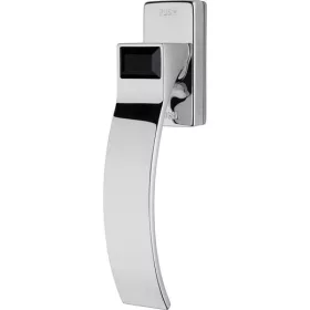   Linea Cali Elios Crystal fényes króm ablakfélkilincs jet black kristállyal Smart Block rendszerrel 1