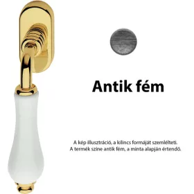 Linea Cali Dalia antik fém ablakfélkilincs 600 DK PB FV