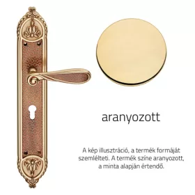   Linea Cali Aisha aranyozott XL Pajzsos kilincsgarnitúra 1651 PL OZ