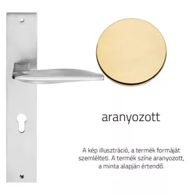   Linea Cali Aqua aranyozott kilincsgarnitúra Pajzsos 1440 PL OZ