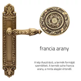   Linea Cali Arcadia francia arany kilincsgarnitúra Pajzsos 1640 PL OF