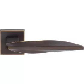   Linea Cali Aqua matt bronz négyzetrozettás kilincsgarnitúra 1440 RB 019 BM