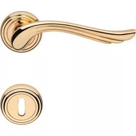   Linea Cali Aria aranyozott körrozettás kilincsgarnitúra 1630 RB 011 OZ