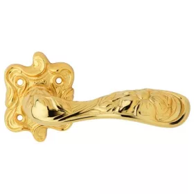   Linea Cali Arte aranyozott négyzetrozettás kilincsgarnitúra 1165 RB 091 OZ