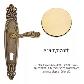   Linea Cali Arte aranyozott Pajzsos kilincsgarnitúra 1165 PL OZ