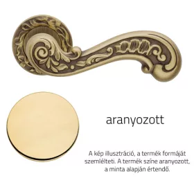   Linea Cali Barocco aranyozott körrozettás kilincsgarnitúra 1520 RB 113 OZ