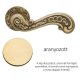 Linea Cali Barocco aranyozott körrozettás kilincsgarnitúra 1520 RB 113 OZ