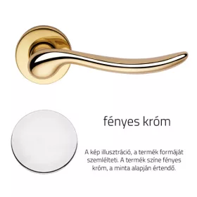   Linea Cali Beta fényes króm körrozettás kilincsgarnitúra 488 RB 027 CR