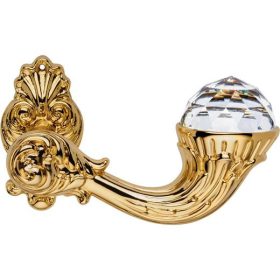   Linea Cali Brilliant Crystal aranyozott díszes rozettás kilincsgarnitúra 1526 RB 015 OZ