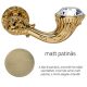 Linea Cali Brilliant Diamond matt patinás körrozettás kilincsgarnitúra 1525 RB 113 PM