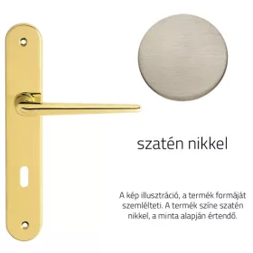   Linea Cali Brixia szatén nikkel Pajzsos kilincsgarnitúra 760 PL NS