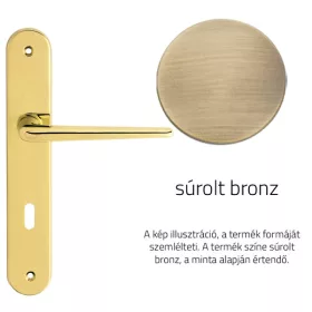   Linea Cali Brixia súrolt bronz Pajzsos kilincsgarnitúra 760 PL OG