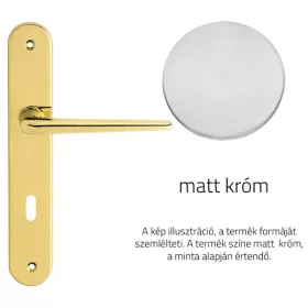   Linea Cali Brixia matt króm Pajzsos kilincsgarnitúra 760 PL CS