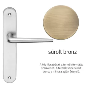   Linea Cali Brixia Zincral súrolt bronz Pajzsos kilincsgarnitúra 479 PL OG