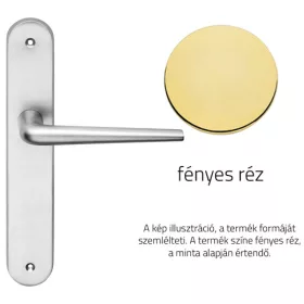   Linea Cali Brixia Zincral fényes réz Pajzsos kilincsgarnitúra 479 PL OL