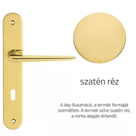   Linea Cali Brixia szatén réz Pajzsos kilincsgarnitúra 760 PL OS