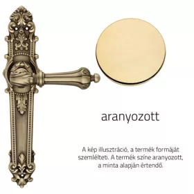   Linea Cali Charme aranyozoctt Pajzsos kilincsgarnitúra 1590 PL OZ