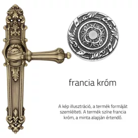   Linea Cali Charme francia króm Pajzsos kilincsgarnitúra 1590 PL NF