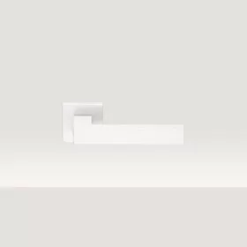   Linea Cali Corner Zincral fehér négyzetrozettás kilincsgarnitúra 505 RB 014 BA