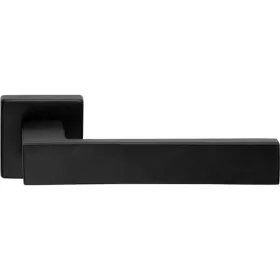   Linea Cali Corner Zincral matt fekete négyzetrozettás kilincsgarnitúra 505 RB 014 VE