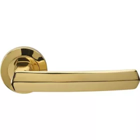   Linea Cali Dafne fényes réz körrozettás kilincsgarnitúra 509 RB 102 OL