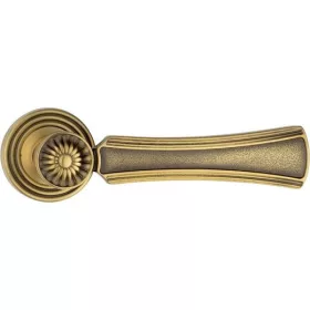   Linea Cali Daisy matt bronz - szatén réz körrozettás kilincsgarnitúra 1070 RB 112 OB