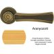 Linea Cali Daisy aranyozott körrozettás kilincsgarnitúra 1070 RB 112 OZ
