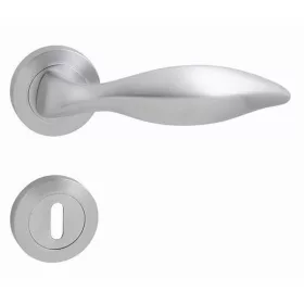   Linea Cali Delfino matt króm körrozettás kilincsgarnitúra 955 RB 102 CS