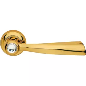   Linea Cali Elika Crystal aranyozott körrozettás kilincsgarnitúra 991 108 OZ