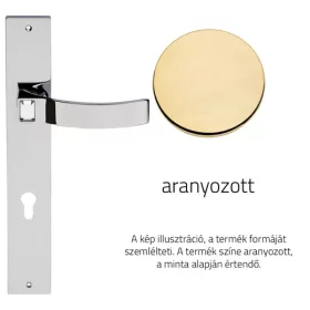   Linea Cali Elios Crystal aranyozott Pajzsos kilincsgarnitúra 1340 PL OZ