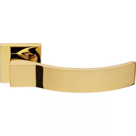   Linea Cali Elios aranyozott négyzetrozettás kilincsgarnitúra 1341 RB 019 OZ