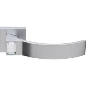   Linea Cali Elios Crystal matt króm négyzetrozettás kilincsgarnitúra 1340 RB 019 CS