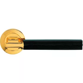   Linea Cali Elle Pelle aranyozott körrozettás kilincsgarnitúra 1052 RB 102 OZ