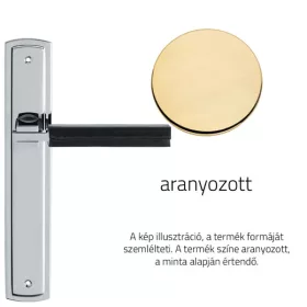   Linea Cali Elle Pelle aranyozott Pajzsos kilincsgarnitúra 1052 PL OZ