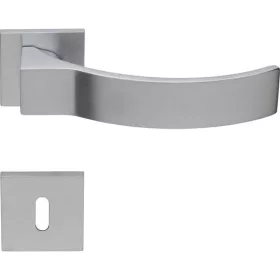   Linea Cali Elios matt króm lapos négyzetrozettás kilincsgarnitúra 1341 RB 024 CS