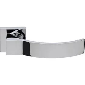   Linea Cali Elios fényes króm négyzetrozettás kilincsgarnitúra 1341 RB 019 CR