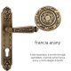 Linea Cali Epoca francia arany Pajzsos kilincsgarnitúra 1210 PL OF
