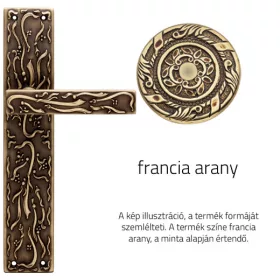   Linea Cali Frida francia arany Pajzsos kilincsgarnitúra 1700 PL OF